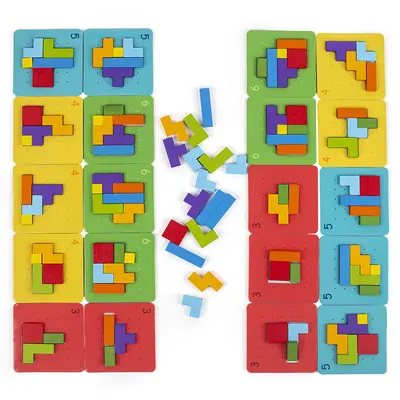 Logic Brain Teaser Puzzle Game for Children, Parent-Child Interaction - 4