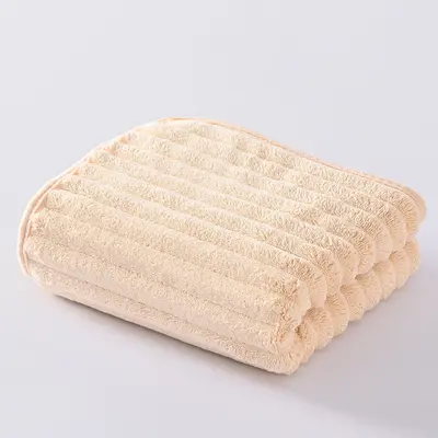 Coral fleece towel set, absorbent and quick-drying - 11