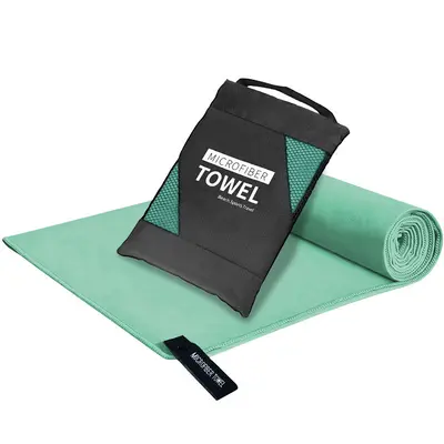 Amazon Microfiber Quick-Dry Sports Towel Absorbent Swimming Dual-Sided Velvet Fast-Drying Sports Towel - 13