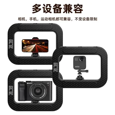 YM200 tragbares Handstrahler, Außenbereichs-Live-Streaming, Beauty-Fotografie, Kaninchenkäfig-Füllleuchte, Fotografie-Tischring-Leuchte. - 4