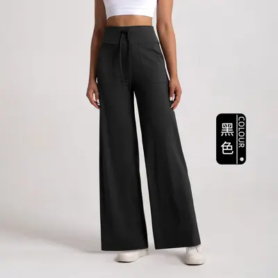 Damen Yoga-Hose mit Fleece-Futter, hohe Taille, warm - 8