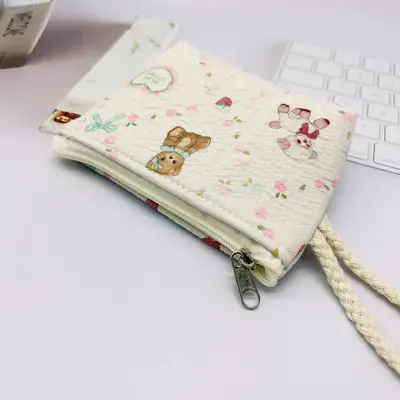 New coin purse hand rope cartoon coin bag bracelet small wallet cute girl mini storage bag handbag manufacturer