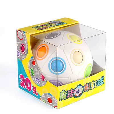 Moyu Cultural Rainbow Ball Cube Irregular Children's Educational Intelligence Toy Stress Relief Creative Finger 20-Hole Toy - 9