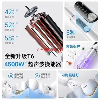 超声波洁牙器牙结石专业去除器冲牙清洁牙齿结石污垢洗牙家用新款