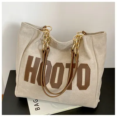 Large Capacity Women's Canvas Shoulder Tote Bag, Spring Style - 8