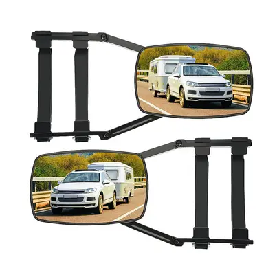 Cross-border factory-sourced car extension rearview mirror caravan trailer mirror wide-angle strap-on rearview mirror