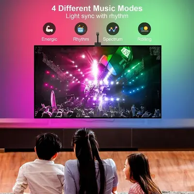TV ekranıyla senkron akıllı LED şerit ışık, kameralı