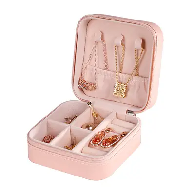 [TEMU Grenzüberschreitender heißer Stil] Schmuckschatulle Aufbewahrungsbox tragbar Ohrringe Ohrstecker Schmuckschatulle Halskettenschatulle Ringschatulle
