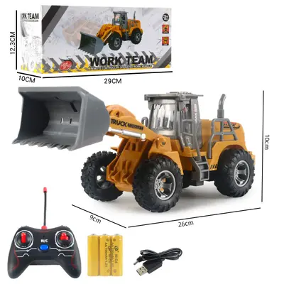 Children's 1:32 Remote Control Excavator, 2.4G, Rechargeable - 7