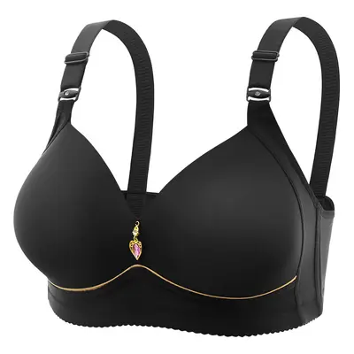 Plus Size Wireless Gathering Bra, Breathable - 11
