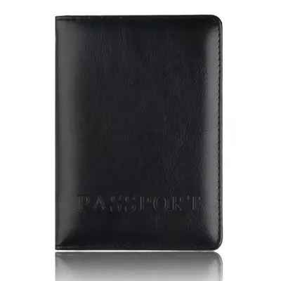 PU-Leder-Reisepasshülle, mehrere Kartenfächer, Geschäftsdesign - 7