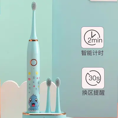 Children's Electric Toothbrush Ages 6-12, Sensor, Rechargeable, Soft Bristles - 4