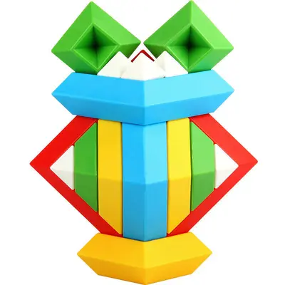 Building Block Pyramid Large Particle Children's Educational Toy - 6