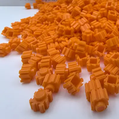 LEGO-kompatible 8mm kleine Teilchen Schüttgut Bausteine Großhandel Kinder Bastelzubehör Bildungs-Puzzlespielzeug - 12