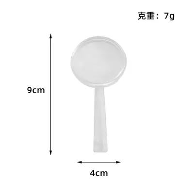 40 mm Handlupe aus transparentem Acryl, HD - 9