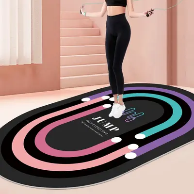 Thick Anti-Slip Shock-Absorbing Silent Yoga and Fitness Mat for Home Use - 7