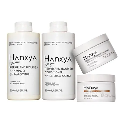 HANXYA Moisturizing Shampoo and Conditioner Hair Mask for Damaged Hair
