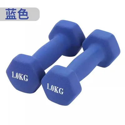 Erkekler ve kadınlar için evde fitness yoga sporları için tam set plastik kaplı dambıl küçük dambıllar saf demir katı dökme demir dambıl seti - 8