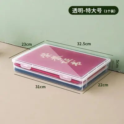 Desktop Dustproof Document Storage Box A4 - 9