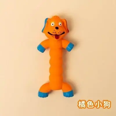 Dog latex toy with sound, durable, segmented - 7