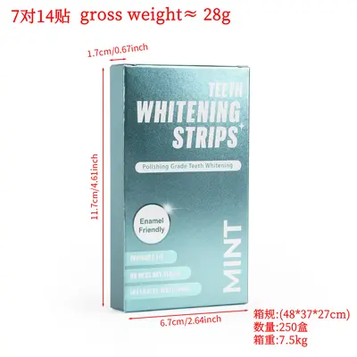 Teeth Whitening Strips 3% HP, Whitening Gel Strips - 7