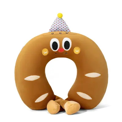 Cartoon U-Shaped Memory Foam Travel Pillow with Neck Support - 13
