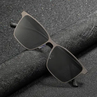Men's Polarized Nylon Square-Frame UV400 Sunglasses - 3