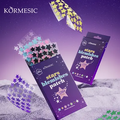 KORMESIC Star Pimple Patch пластырь от прыщей стикер для ухода за лицом уходовая косметика кросс-бордер внешняя торговля производитель оптом - 2