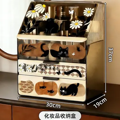 Acrylic cosmetics storage box large capacity - 11