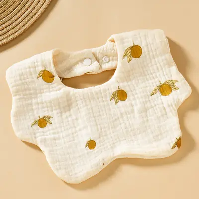 Bebek Altı Katlı Gazlı Pamuklu Mama Önlüğü, A Sınıfı, İnce Model