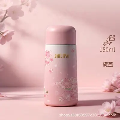 Мини-термокружка Compact из нержавеющей стали 316L с высоким качеством внешнего вида, портативная карманная кружка нового стиля, изящная, small capacity для девушек - 6