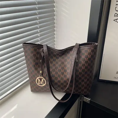 Large Capacity Printed Tote Bag for Women, Commuter Shoulder Bag - 5