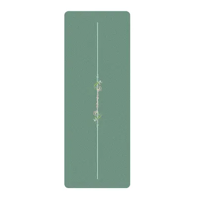 Coconut Shell PU Natural Rubber Yoga Mat, Non-Slip and Thick - 9