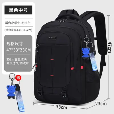 Schulrucksack 2026 für Mittelschüler, Schüler der Sekundarstufe, Schüler der Oberstufe, Rucksack mit extra großem Fassungsvermögen, gewichtsreduzierende Schultasche mit Wirbelsäulenschutz für Jungen - 9