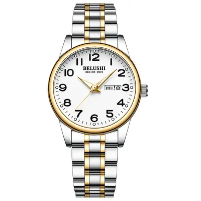 Kuvars saat, gece parlayan, büyük rakamlı, unisex - 13