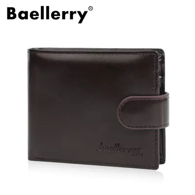 Men's Short Wallet with Multiple Card Slots and Driver's License Holder - 6