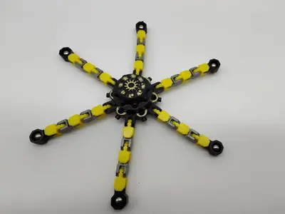 Mechanical Chain Gyro Stress Relief Toy, Transformable Fidget Toy - 8
