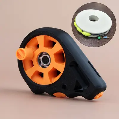 Portable Rodless Pocket Mini Fishing Set with Line, Hooks and Rod - 8