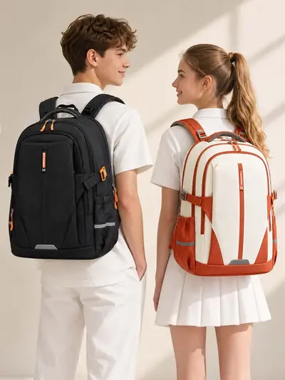 Lightweight Backpack for Boys, Primary & Middle School, Large Capacity