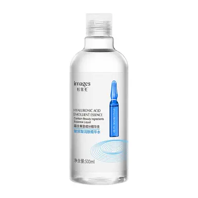 Visual beauty hyaluronic acid essence water, moisturizing, hydrating and skincare, wet compress toner, large bottle lotion - 7