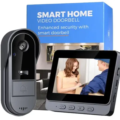 M15S Wireless Video Doorbell, IP65 Waterproof, Night Vision, Large Battery - 3