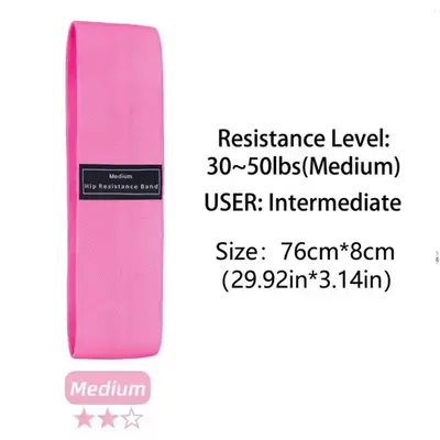 Squat Booty Loop Yoga Resistance Band Set, Anti-Slip Circular Elastic Bands - 9