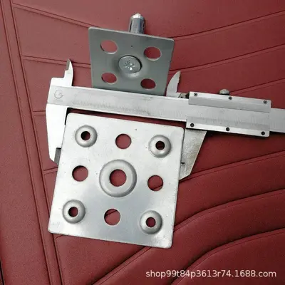 Stainless Steel Tile Dot Hanging Clip for White Wall Backdrops - 10