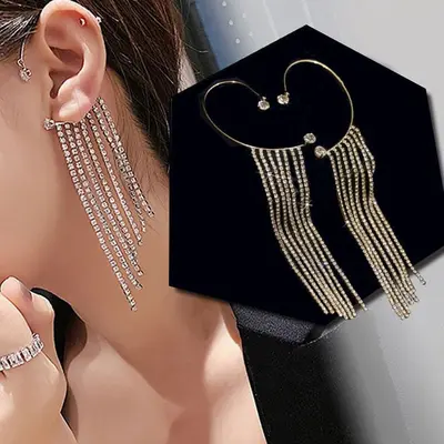 Non-Piercing Butterfly Ear Clip, Women's Earring Set