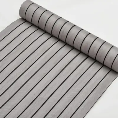 3D Grid Self-Adhesive Wall Sticker, Wood Grain Design - 9