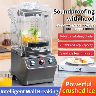 Commercial ice crushing machine, multifunctional, large capacity