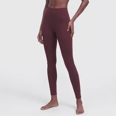 Kadın Sonbahar Kış Kalın Kadife Yoga Taytı Şeftali Kalça Kaldırıcı Yüksek Bel - 10