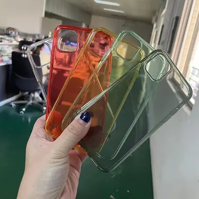 iPhone 16 Pro için uygun, şık şeffaf TPU telefon kılıfı, Apple 16 için sararmaz, yüksek şeffaflıkta, ultra ince ve yumuşak kılıf. - 9
