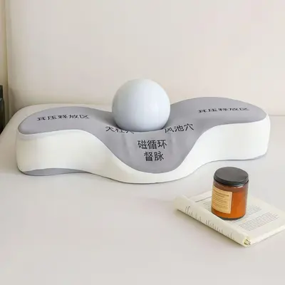 Memory foam pillow, cervical spine correction with massage - 4