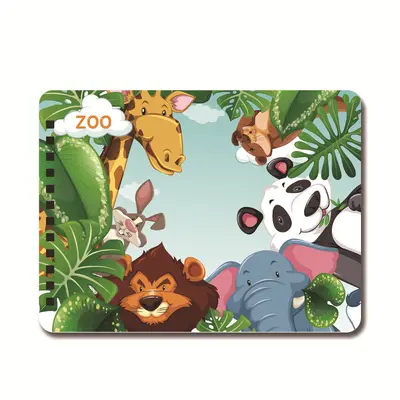 Children's Reusable Velcro Sticker Quiet Book for Early Education - 11